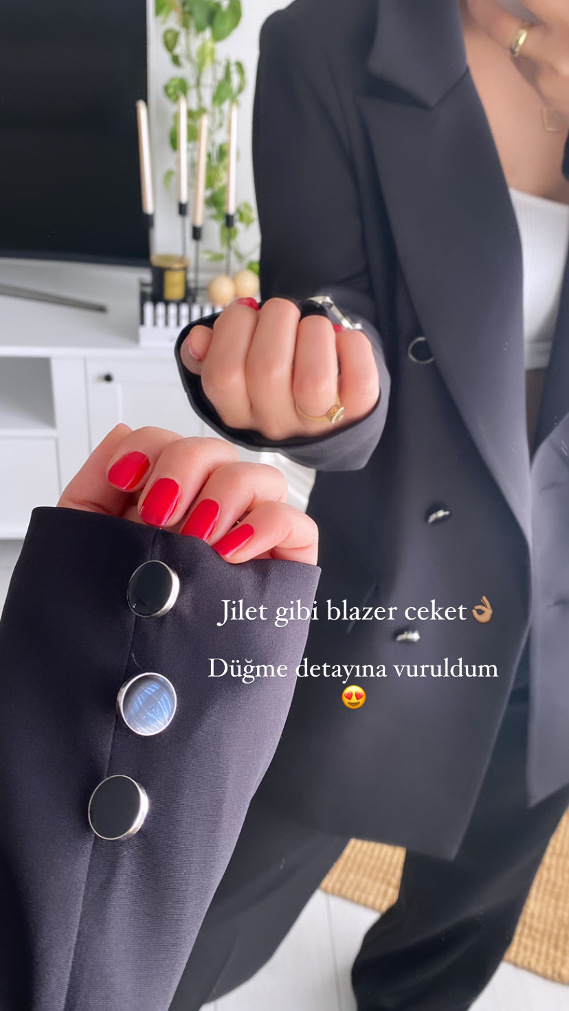 BLAZER SİYAH CEKET